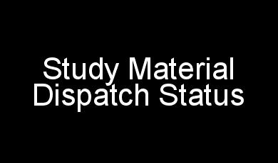 IGNOU Study Material Dispatch Status 2018 2019