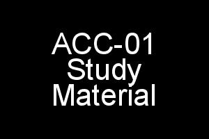 ACC-01 Study Material Books In PDF (Organising Childcare Services)