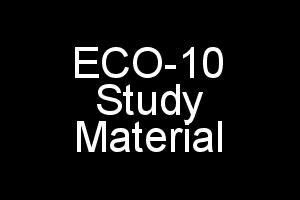 ECO-10 Study Material For IGNOU BCOM Elements of Costing English Medium in PDF