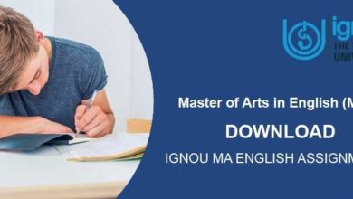 IGNOU MA English Assignments For July 2018 And January 2019 Session