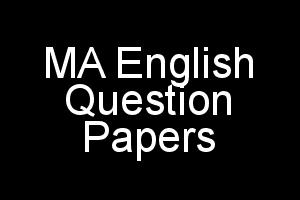 MA English MEG Question Papers of Previous Terms in PDF