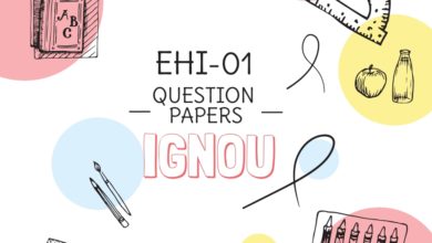 EHI-01 Question Papers of Previous Exams