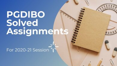 PGDIBO Solved Assignments 2020-21 Session