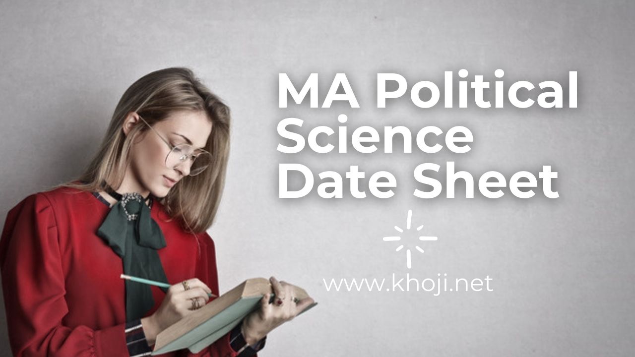 IGNOU MA Political Science Date Sheet for December 2022 Term End Exams